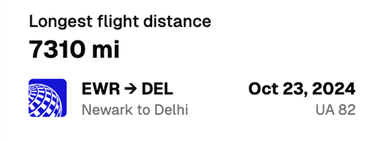 Longest flight